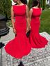 Marsoni Red Cocktail Dress Size 2 - photo 14