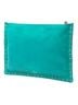 Valentino 100% Leather Blue Leather Rockstud Clutch One size - photo 3