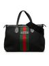 Gucci 100% Canvas Black Canvas Techno Web Satchel One size - photo 1
