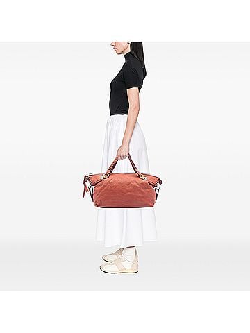 Gucci Medium Leather Bamboo Bar Tote (view 2)