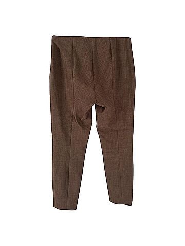 The Row The Row High-Rise Tapered Trousers Brown Wool (view 2)
