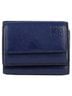 Loewe 100% Leather Blue Tri-fold Card Wallet One size - photo 1