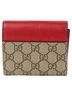 Gucci 100% Canvas Red Paddle Lock Bi-fold Wallet One size - photo 4