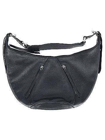 by FAR  By Far Story Hobo Shoulder Bag in Black Leather (view 1)