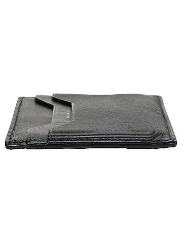 Tom Ford  Tom Ford Logo Card Holder in Black Leather (view 2)