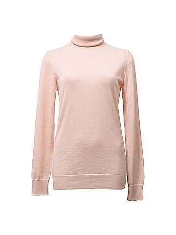 Loro Piana Loro Piana Turtleneck Sweater in Pink Cashmere (view 1)