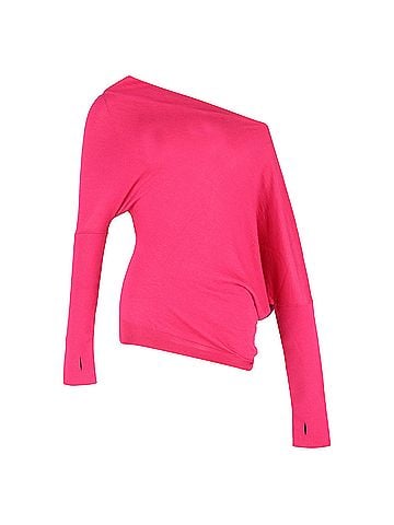 Tom Ford Tom Ford One-Shoulder Asymmetric Jumper in Pink Cashmere (view 1)