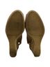 Stuart Weitzman 100% Suede Brown  Stuart Weitzman Peep-Toe Slingback Wedge Pumps in Brown Suede Size EU 38 1/2 - photo 4