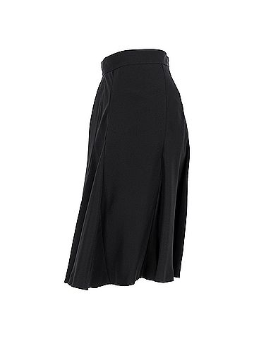 Givenchy  Givenchy Paneled Midi Skirt in Black Acetate (view 2)