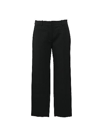 Christian Dior Christian Dior High-Rise Straight-Leg Trousers in Black Wool (view 1)