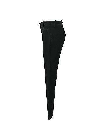 Christian Dior Christian Dior High-Rise Straight-Leg Trousers in Black Wool (view 2)