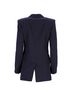 AMI 100% Wool Blue Ami Single-Breasted Blazer in Navy Blue Wool Size 4 - photo 3