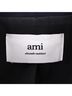 AMI 100% Wool Blue Ami Single-Breasted Blazer in Navy Blue Wool Size 4 - photo 4