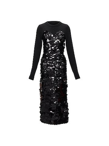 Altuzarra Altuzarra merino wool knit gradient pailette cocktail dress (view 1)