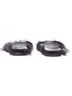 Simone Rocha 100% Leather Black Simone Rocha Feather Trimmed Leather Flat Slides Mules Size EU 38 - photo 5