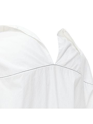 MARNI Marni cotton stitching deconstructed collar overd shirt (view 2)