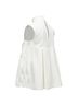 Emilia Wickstead 100% Synthetic Ivory Emilia Wickstead Crepe Pleated Front Panel Hi Neck Peplum Top Size 6 - photo 6