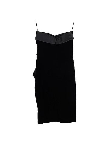 Saint Laurent Saint Laurent Strapless Mini Dress in Black Velvet (view 2)