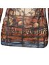 Jean Paul Gaultier 100% Nylon Multi Color Jean Paul Gaultier gothic logo colorful Cathedral mesh ribbed top Size 6 - photo 2