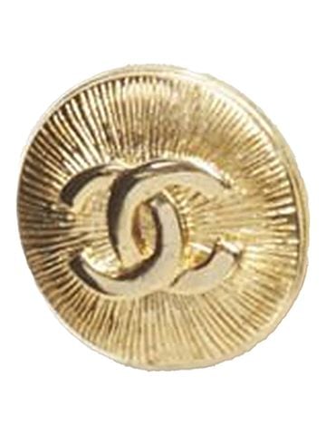 Chanel Chanel CC logo starburst clip on earrings (view 2)