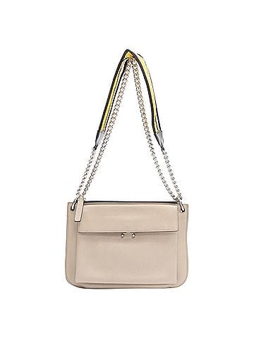 MARNI Marni silver lock dual zip pouch chain sport strap crossbody bag (view 1)