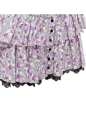Marc Jacobs Marc Jacobs Mini Prairie Skirt floral print lace (view 2)