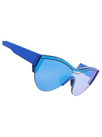 Balenciaga Balenciaga Demna reflective temple sunglasses (view 2)