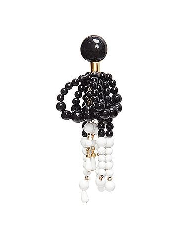 MARNI Marni Beads Drop Tassel Statement Dangling Clip On Earrings Pair (view 1)