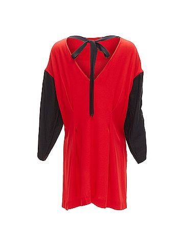 MARNI Marni crast cutout armhole bateau tie back mini dress (view 1)