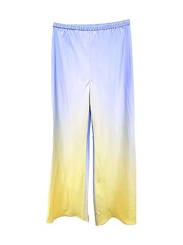 Cult Gaia Cult Gaia Stacie Gradient Wide-Leg Pants in Blue Polyester (view 1)