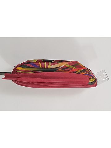 Escada Escada Twin Set Crew Neck Cardigan in Abstract Printed Red Wool (view 2)