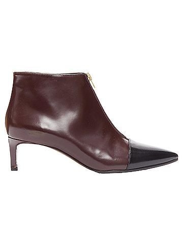 MARNI Marni toe cap kitten heel zip bootie (view 1)