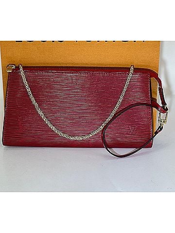 Louis Vuitton Louis Vuitton Handbag Epi 24 Pochette Accessories Red Leather Crossbody Bag  (view 1)