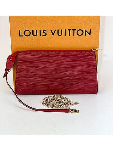 Louis Vuitton Louis Vuitton Handbag Epi 24 Pochette Accessories Red Leather Crossbody Bag  (view 2)