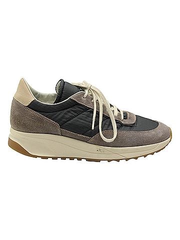 Common Projects Common Projects Track Classic Low Top Sneakers in Grey Suede (view 1)