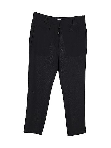 Ann Demeulemeester Ann Demeulemeester Straight Leg Pants in Black Wool (view 1)