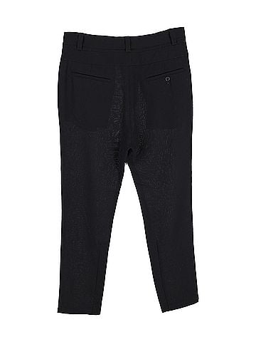 Ann Demeulemeester Ann Demeulemeester Straight Leg Pants in Black Wool (view 2)