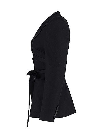 Christopher Esber Christopher Esber Tie-Waist Blazer in Black Polyester (view 2)