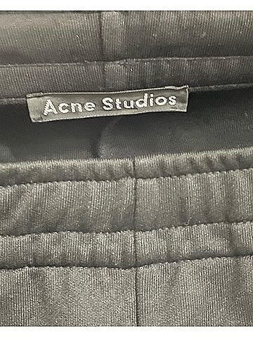 Acne Acne Studios Norwich Face Track Pants in Black Polyester (view 2)