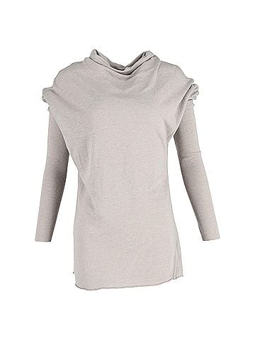 Rick Owens Rick Owens Draped Top in Grey Wool (view 1)