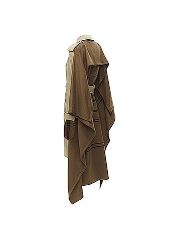 Burberry Burberry Tisci cashmere logo blanket trench coat (view 1)