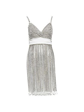 Burberry Burberry Riccardo Tisci rhinestone crystal dress (view 1)
