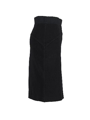 Diane von Furstenberg Diane Von Furstenberg Fitted Skirt in Black Cotton (view 2)