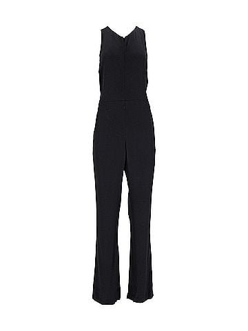 A.L.C. A.L.C. Back Cut-Out Olive Jumpsuit in Black Polyester (view 1)