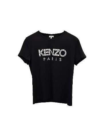 Kenzo Kenzo Logo T-shirt in Black Cotton (view 1)