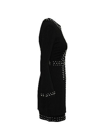 A.L.C. A.L.C. Madison Studded Cocktail Mini Dress in Black Viscose (view 2)
