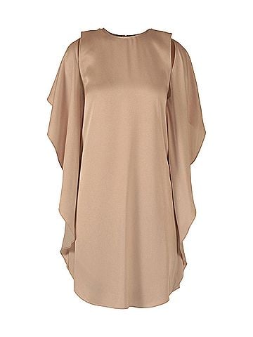 Stella McCartney Mini Draped-Back Dress (view 1)