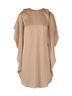 Stella McCartney 100% Other Tan Mini Draped-Back Dress Size XXS - photo 1