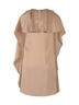 Stella McCartney 100% Other Tan Mini Draped-Back Dress Size XXS - photo 2