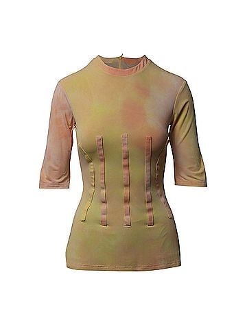 Ellery Ellery Slim Fit Top in Multicolor Viscose  (view 1)
